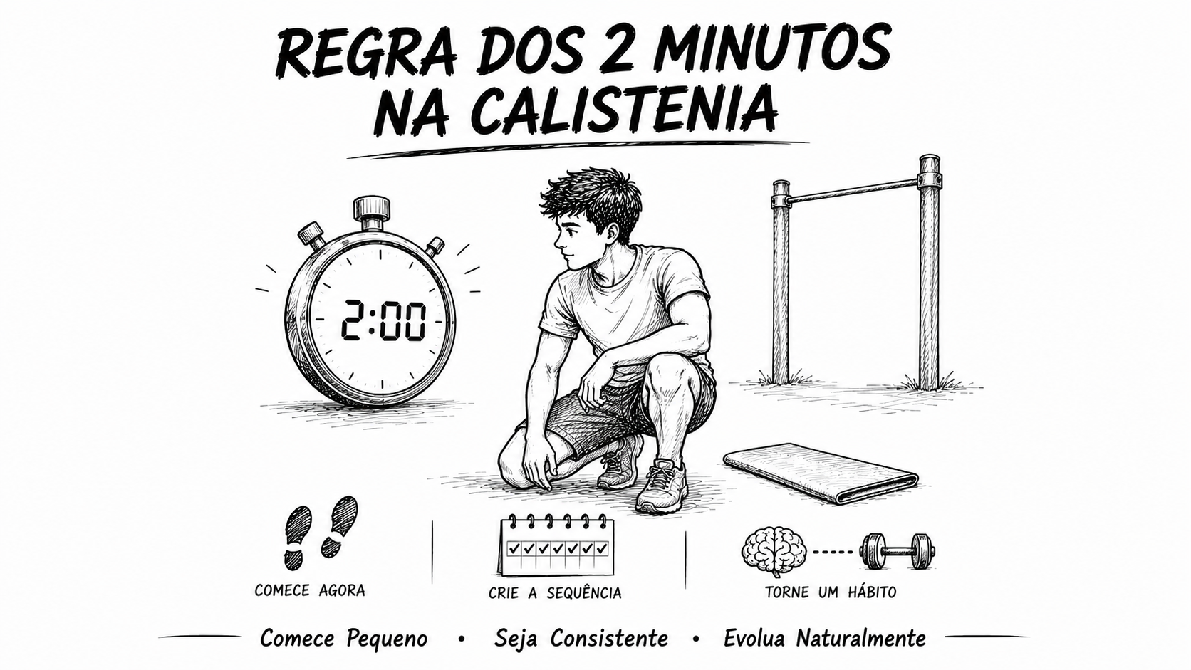 regra dos 2 minutos na calistenia