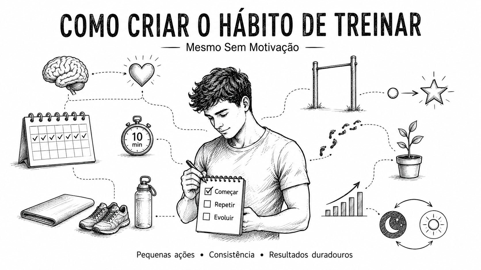 como criar o hábito de treinar
