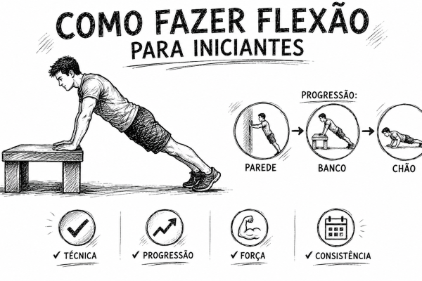 como fazer flexão para iniciantes